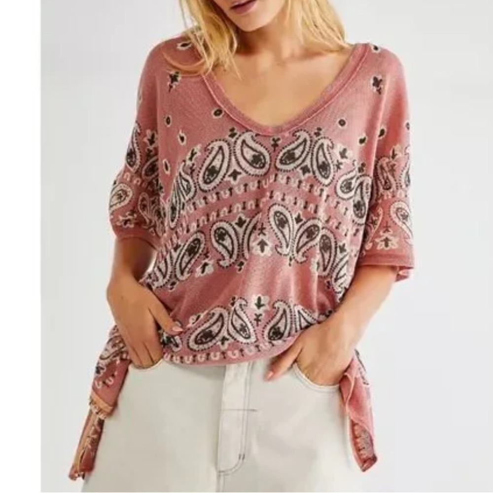 Free People No Matter What Tunic Top sz medium
